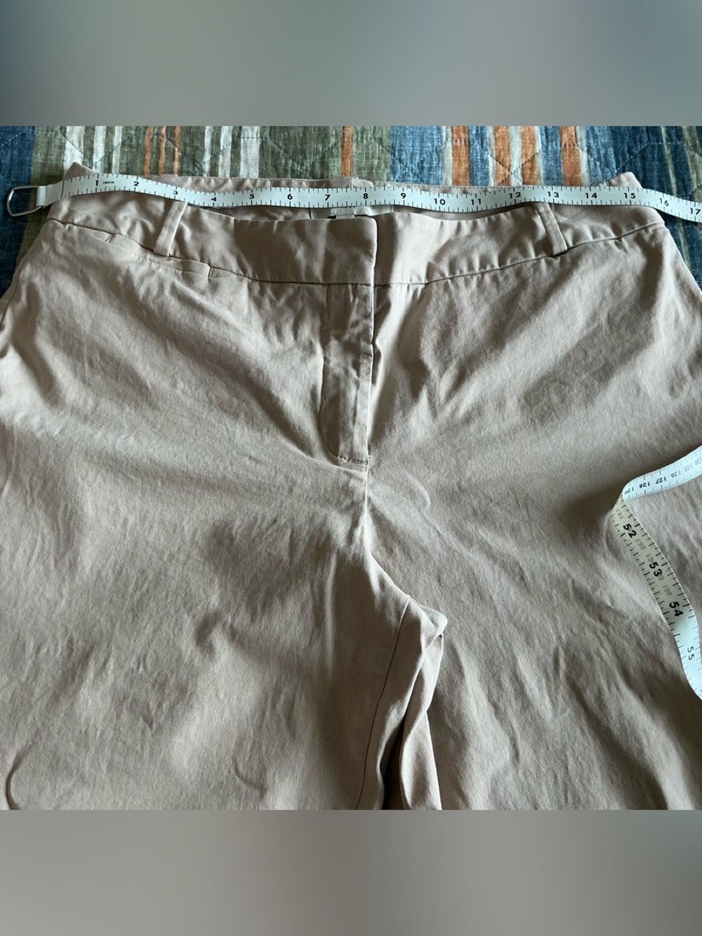 Talbots Taupe Stretch Bermuda pants